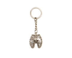 Ribcage Keychain Silver