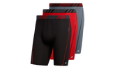 Sport Performance Mesh Boxer Brief Underwear (3 Pack) "Black / Gray / Red" A166 0144944