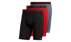 Sport Performance Mesh Boxer Brief Underwear (3 Pack) "Black / Gray / Red" A166 0144944