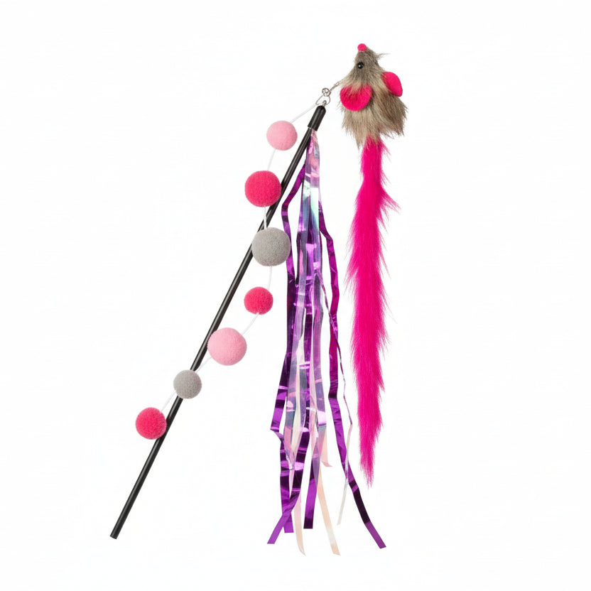 Pink Mouse Tails Cat Teaser Replacement