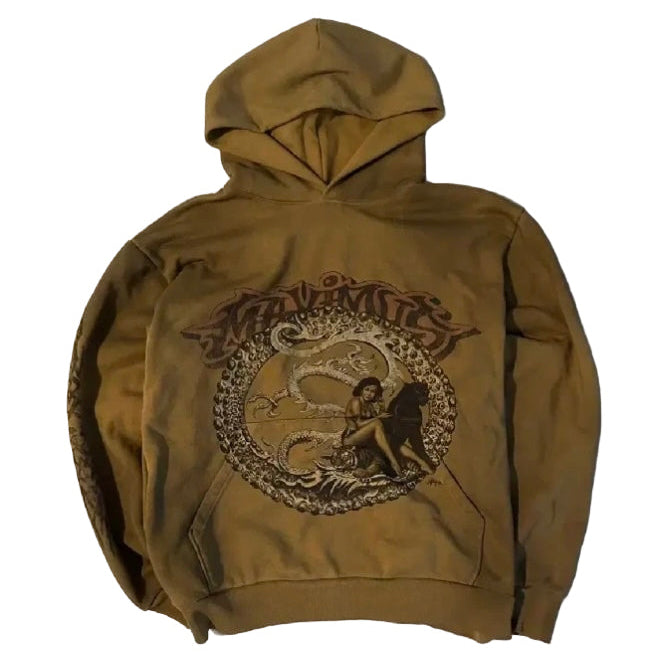 Circus Maximus Stadium Tour 25 Spray Hoodie Tan