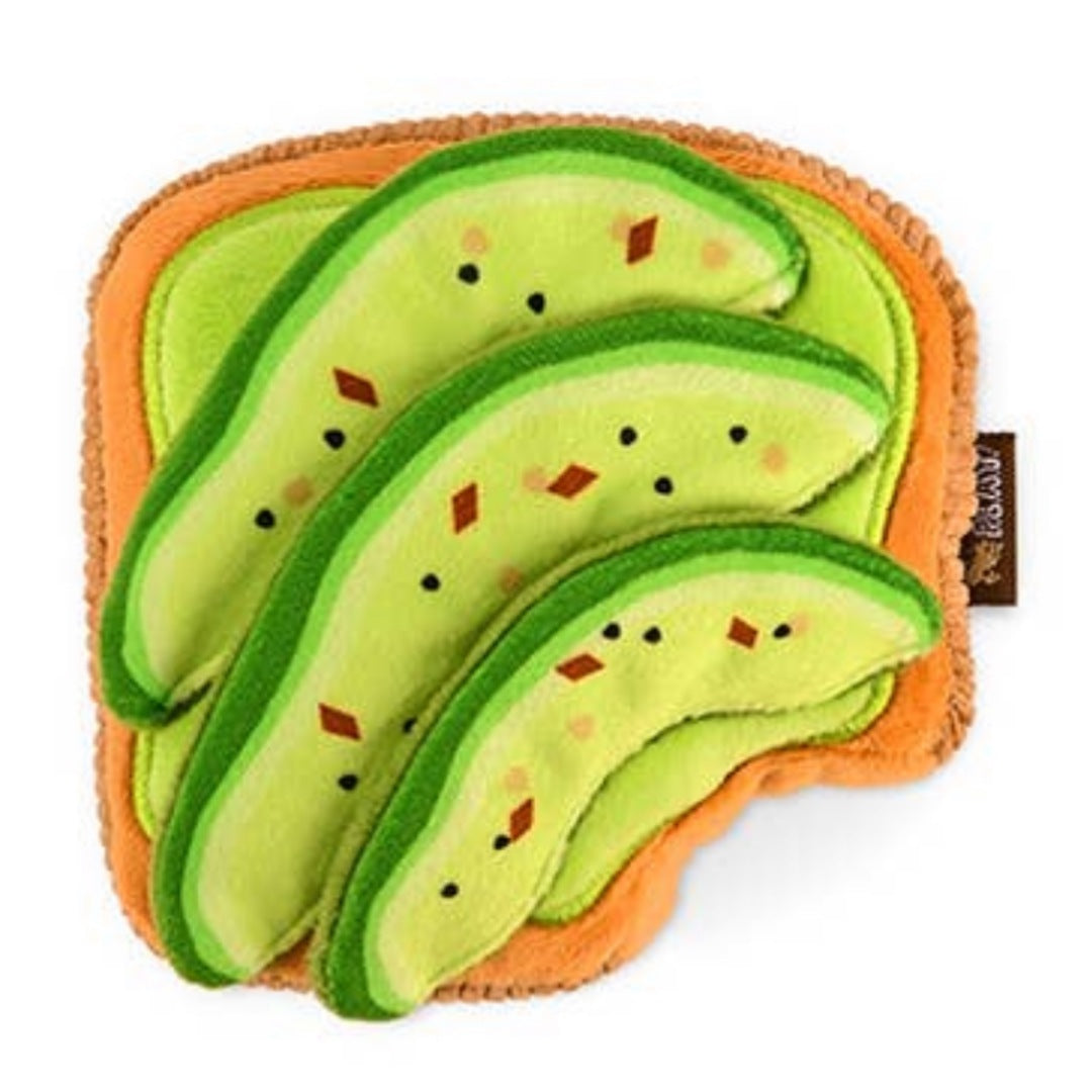 Avo-doggo Toast Plush Dog Toy