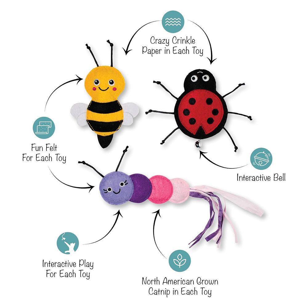 Living The Bug Life Cat Toys
