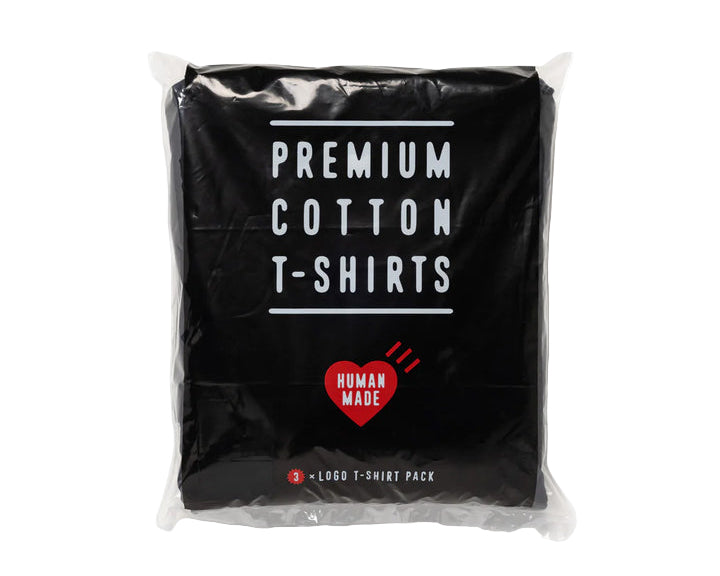 3 Pack T Shirt Set Black