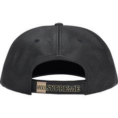 New York Leather 6 Panel Black