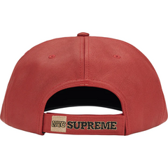New York Leather 6 Panel Red