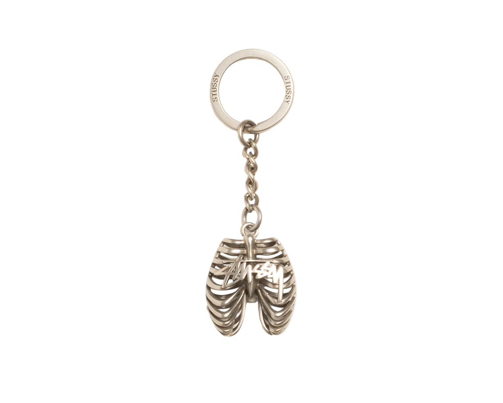 Ribcage Keychain Silver