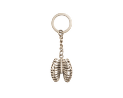 Ribcage Keychain Silver