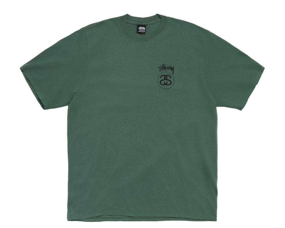 Stock Link Tee Pigment Dyed Pine