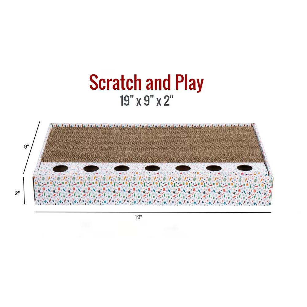 Scratch & Play Cat Scratcher