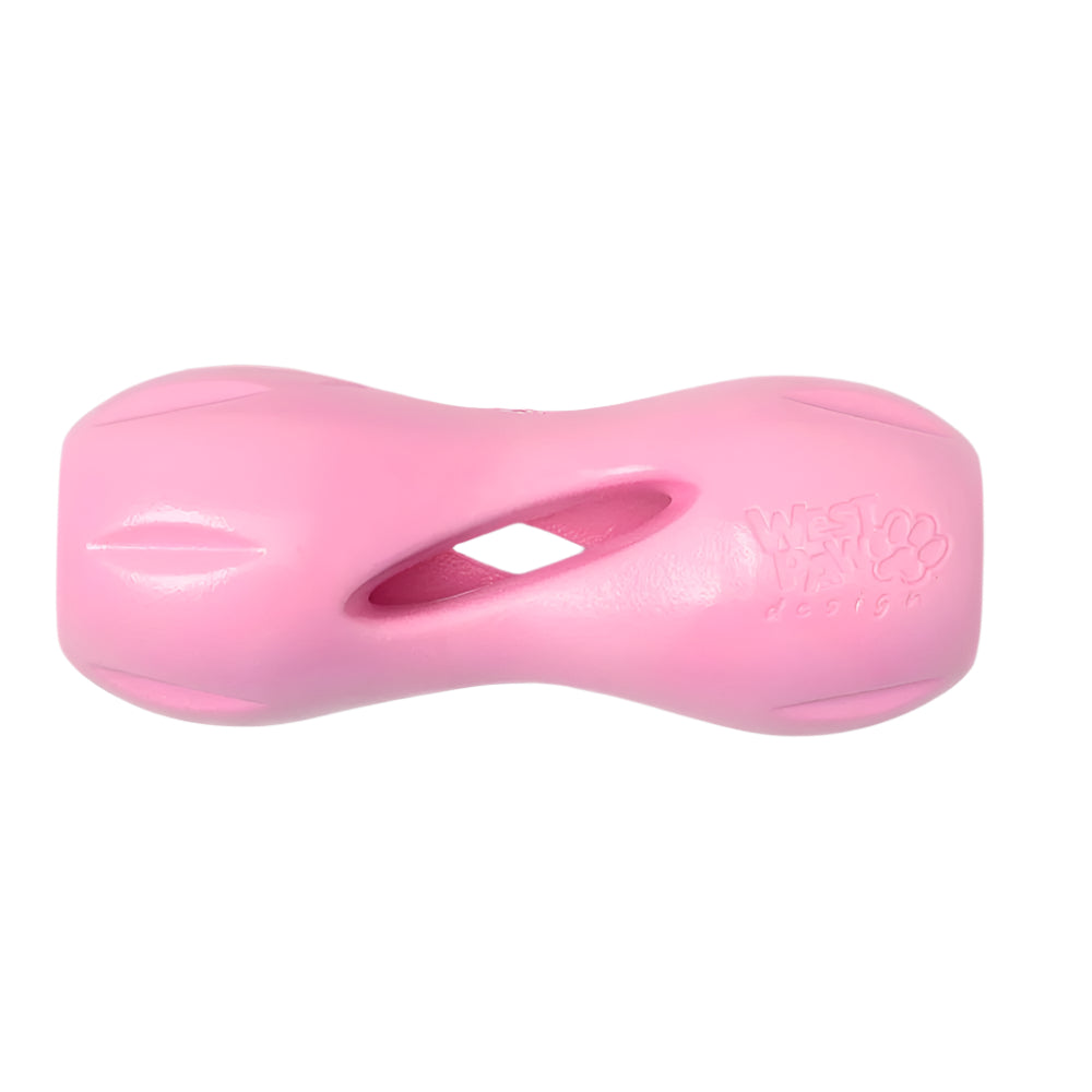 Interactive Dog Treat Dispensing Chew Toy Puzzle for Boredom Relief, Durable Food Holder Toy for Small and Large Dogs, Aqua / Tangerine / Green